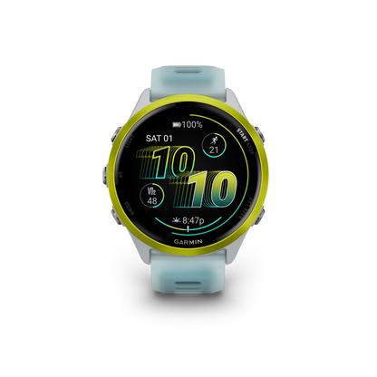 Garmin Forerunner 570 - 47mm Steinweiss/Amp Yellow Aluminium - machsport