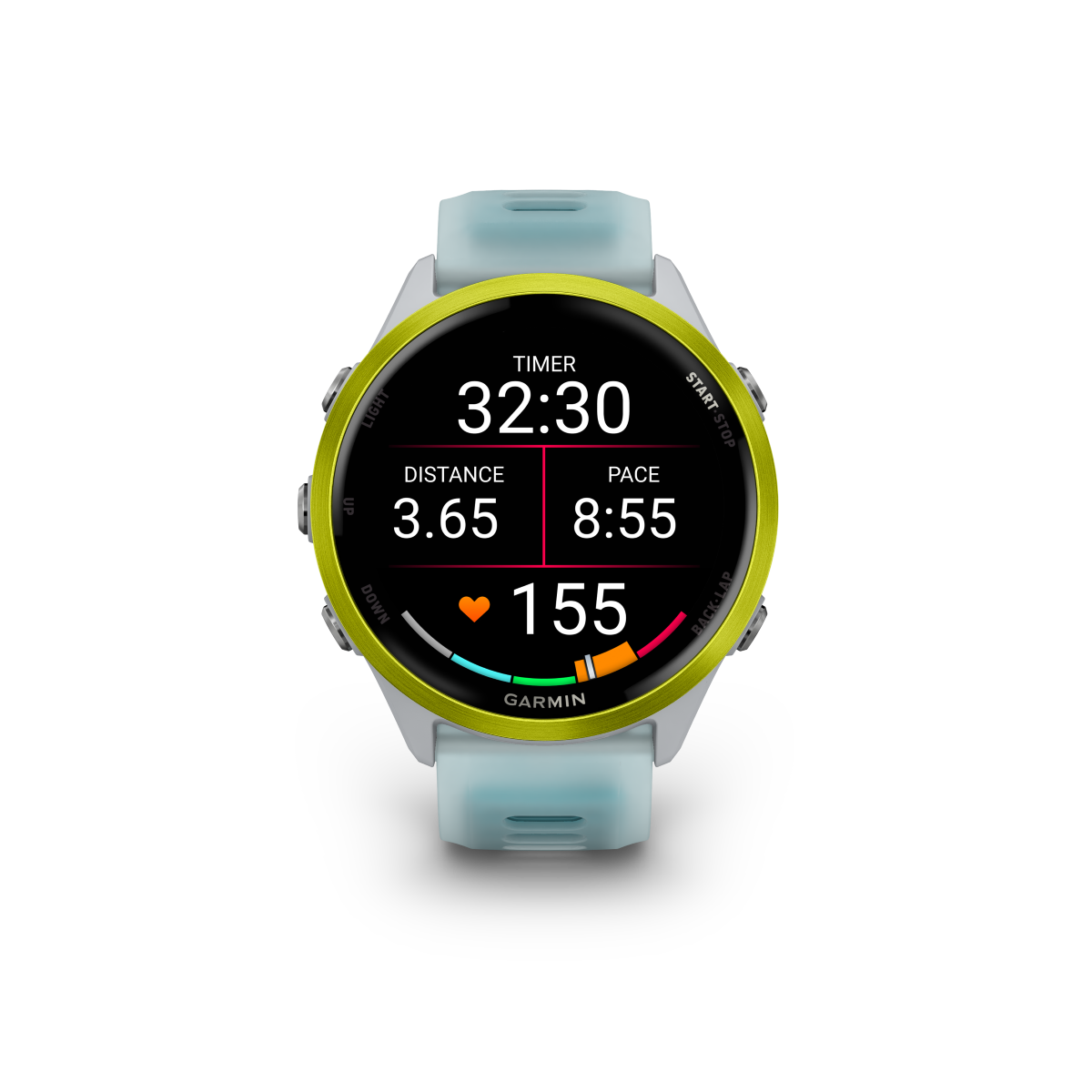 Garmin Forerunner 570 - 47mm Steinweiss/Amp Yellow Aluminium - machsport – Bild 