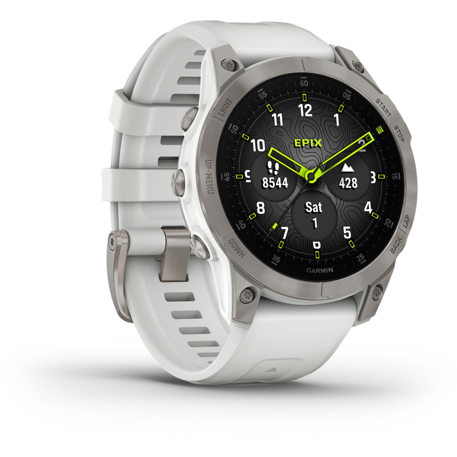 Garmin Sportuhr epix gen 2 sapphire - premium GPS-Smartwatch mit AMOLED-Display und langlebiger Akkulaufzeit - machsport