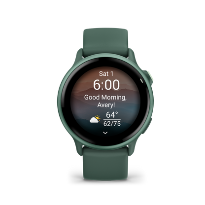 Garmin Vivoactive 6, jaspisgrün / jaspisgrün Metallic - machsport