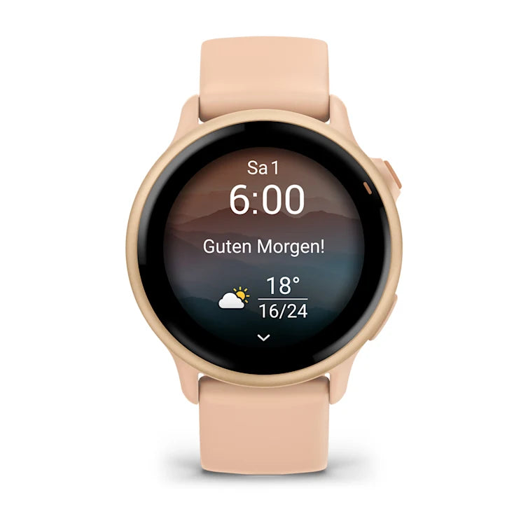 Garmin Vivoactive 6, Pink Dawn/Pink Dawn Metallic - machsport – Bild 