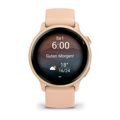 Garmin Vivoactive 6, Pink Dawn/Pink Dawn Metallic - machsport
