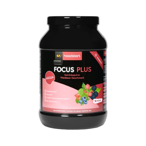 Headstart Focus Plus Getränkepulver Waldbeere 1500g - machsport – Bild 