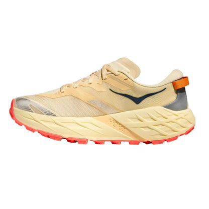 Hoka Damenlaufschuhe Speedgoat 7, Trailrunning-Schuhe für lange Trails mit Vibram , vintage yellow - machsport