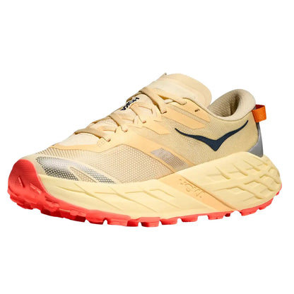 Hoka Damenlaufschuhe Speedgoat 7, Trailrunning-Schuhe für lange Trails mit Vibram , vintage yellow - machsport