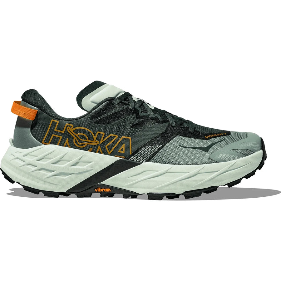 Hoka Herrenlaufschuhe Speedgoat 7, bea leaf/sea glass - machsport