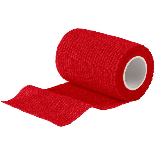 Jako Schienbeinschonerhalter Stutzentape, rot – rot / ONE SIZE