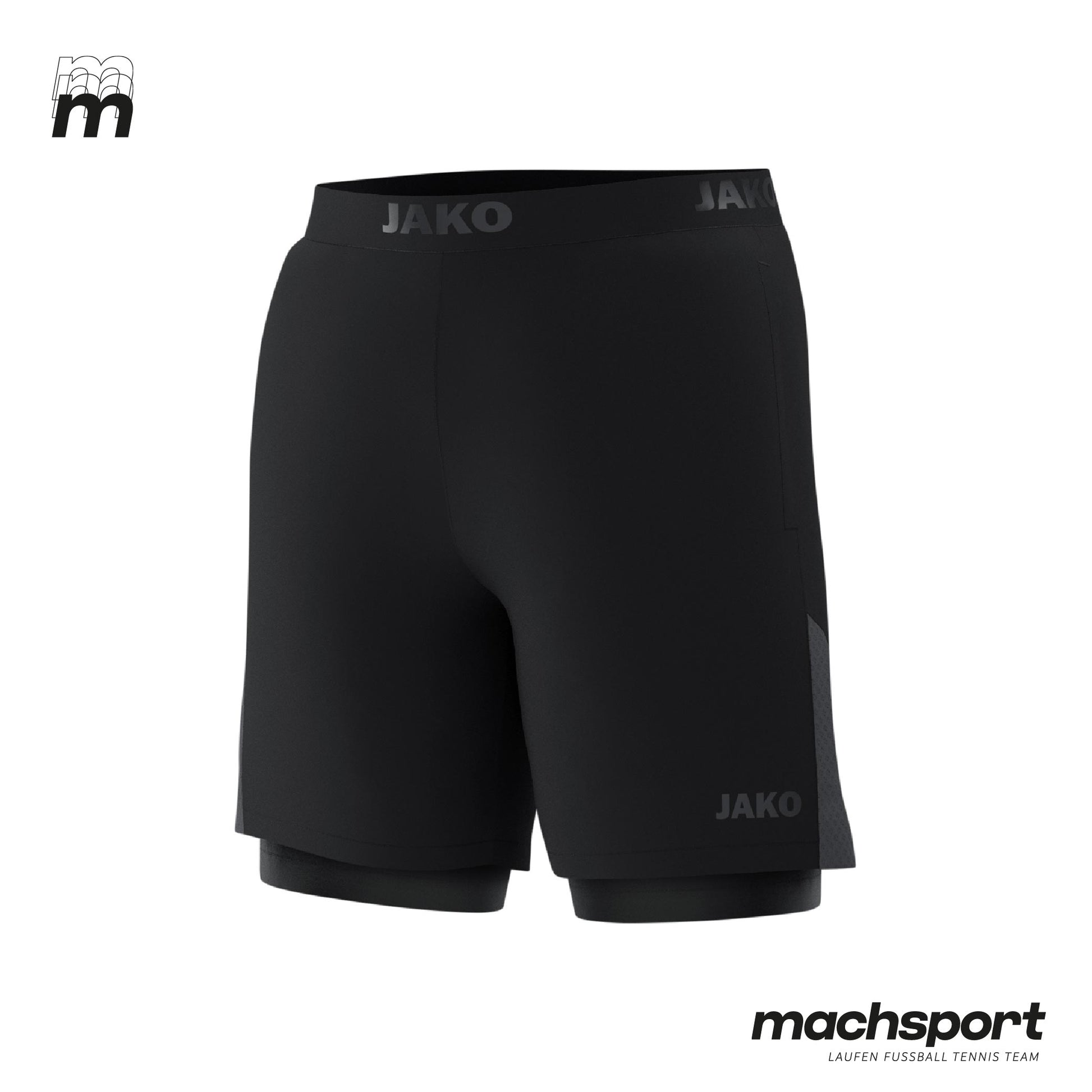 ASKÖ Bruck-Peuerbach 2in1 Short schwarz - machsport – Bild 