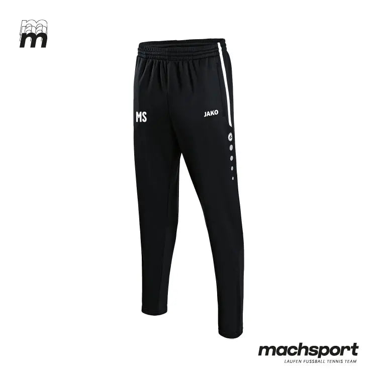 Jako Beavers Hockey Trainingshose für Teamsport, bequem und strapazierfähig, in dunkler Farbe mit elastischem Bund und Beavers-Logo
