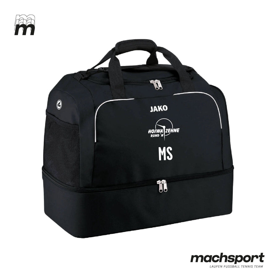 Jako Hoiwa Zehne Rund'n Teamsporttasche, sportliche Tragetasche mit Platz für Sportausrüstung, in sportlichem Design.