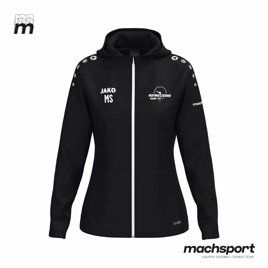 Hoiwa Zehne Rund'n Trainingsjacke mit Kapuze Damen - machsport