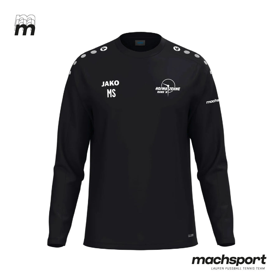 Jako Hoiwa Zehne Rund'n Teamsport Trainingssweater aus weichem Material, ideal für sportliche Aktivitäten und Teamtraining.