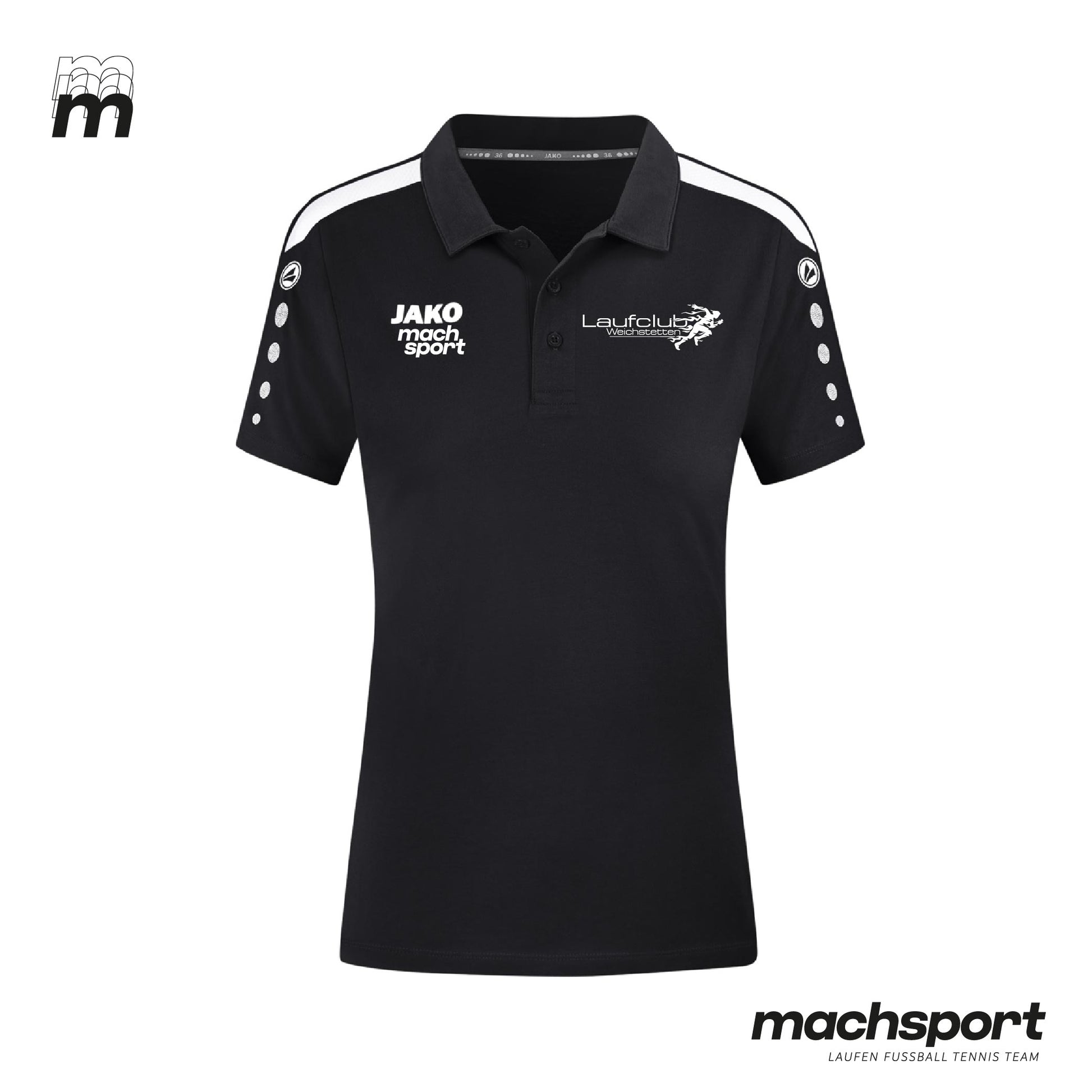 Laufclub Weichstetten Poloshirt Damen - machsport – Bild 