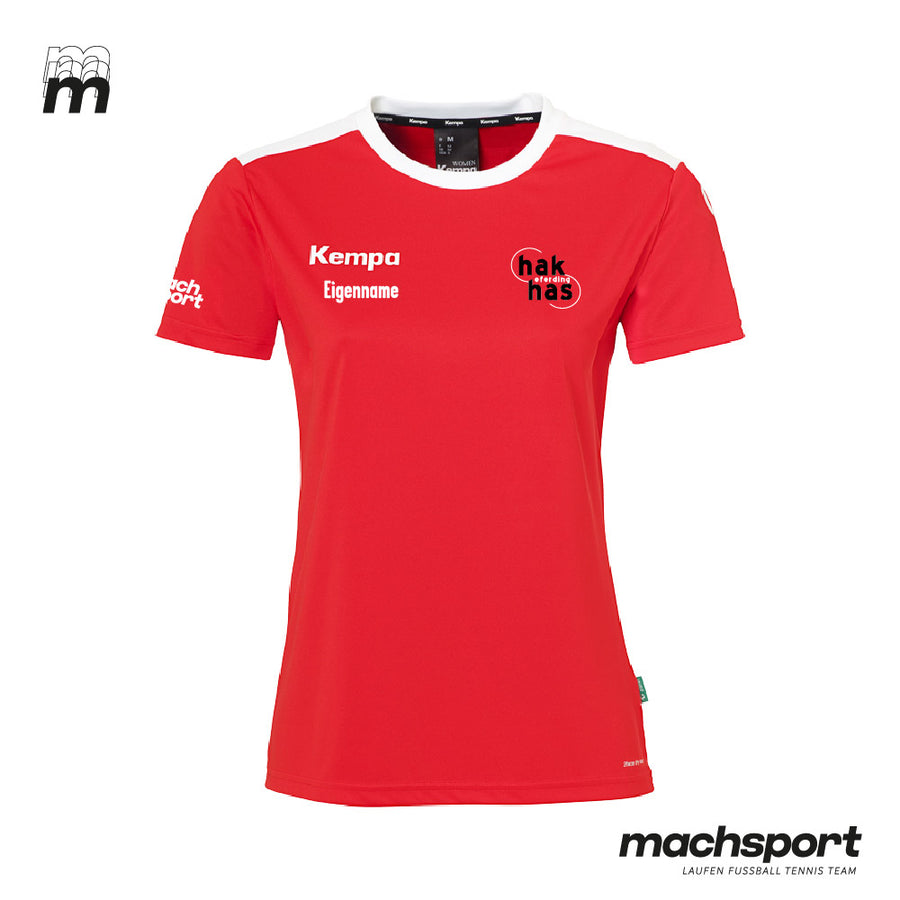 HAK | HAS Eferding Trainingsshirt rot Damen - machsport