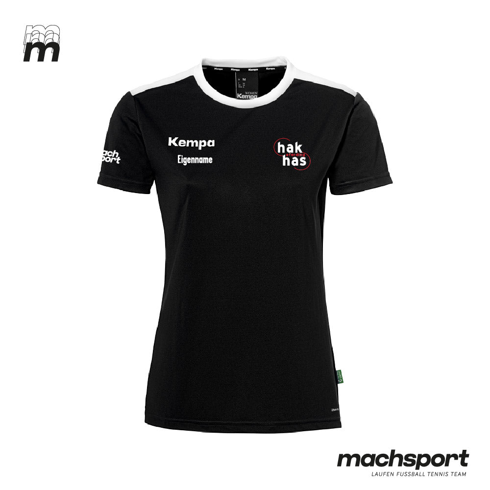 HAK | HAS Eferding Trainingsshirt schwarz Damen - machsport – Bild 