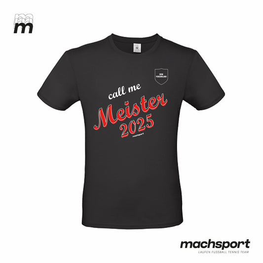 Meistershirt "Call me Meister" schwarz – 116