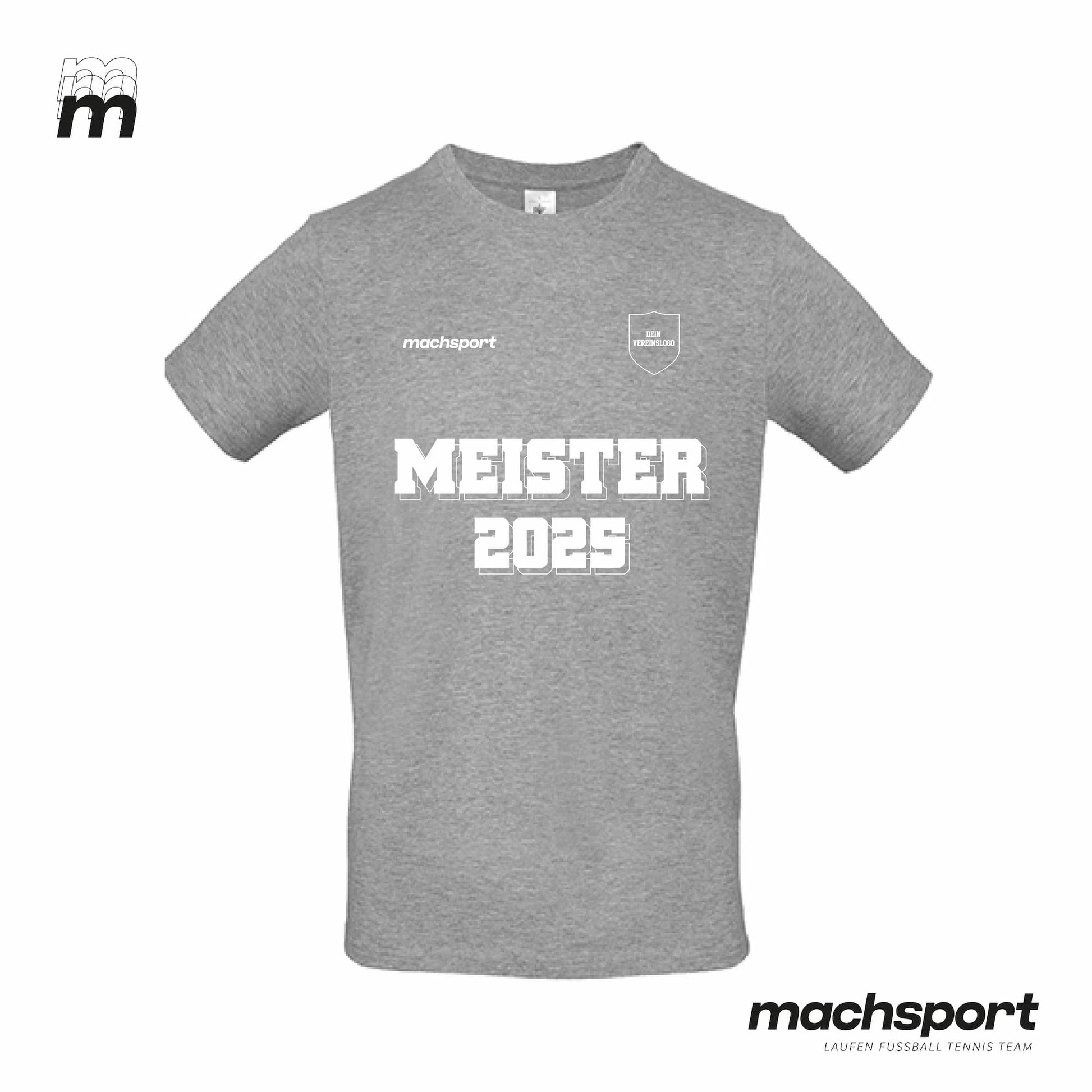 Meistershirt Classic grau - machsport – Bild 