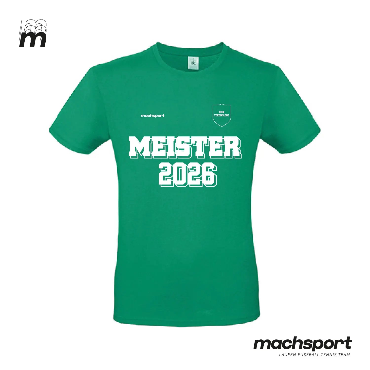 Meistershirt Classic grün - machsport – Bild 