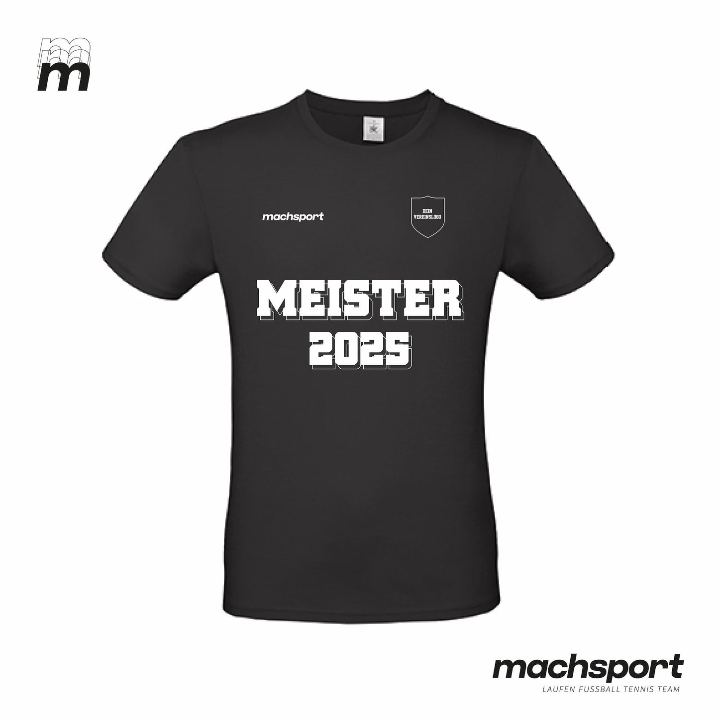 Meistershirt Classic schwarz - machsport