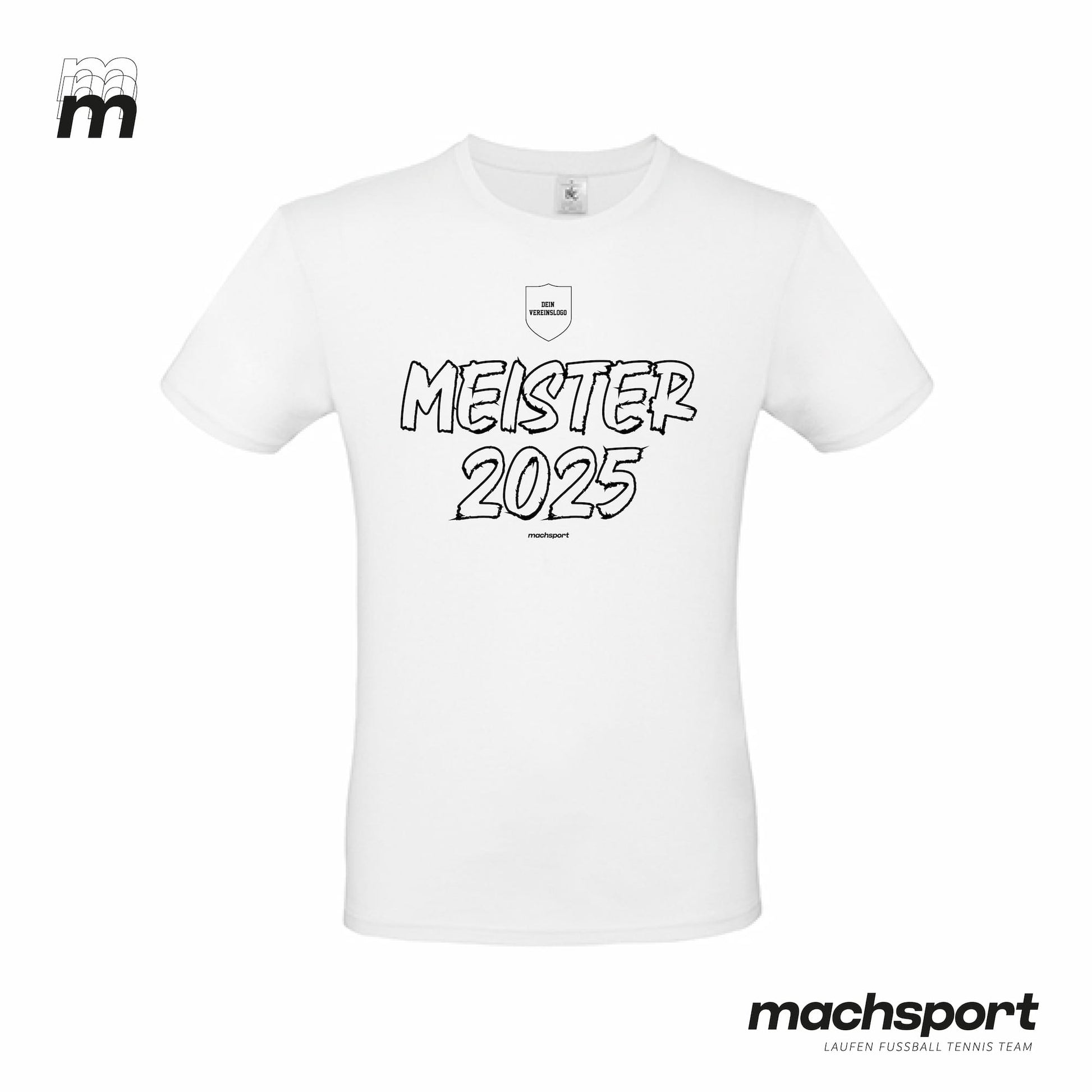 Meistershirt Dynamic weiß - machsport – Bild 