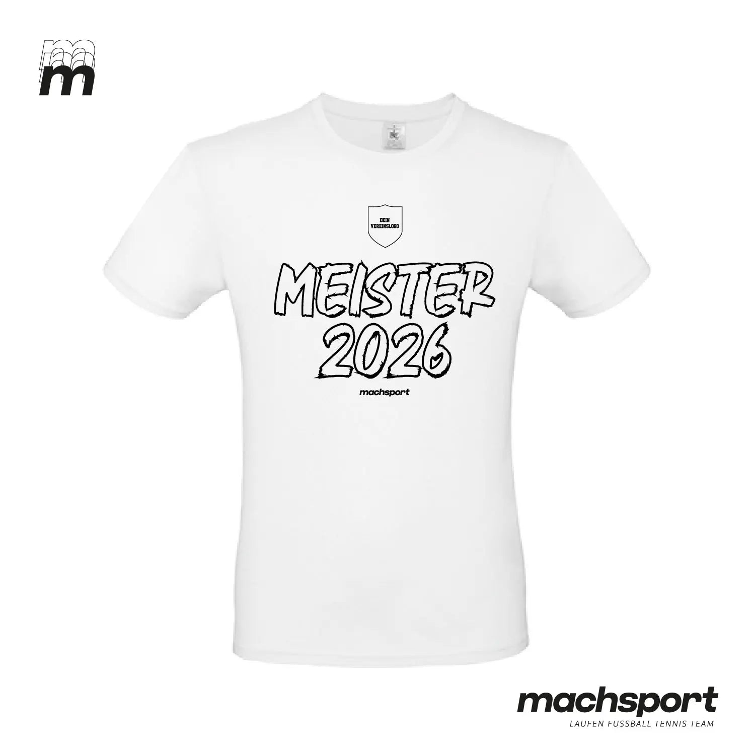 Meistershirt Dynamic weiß - machsport – Bild 