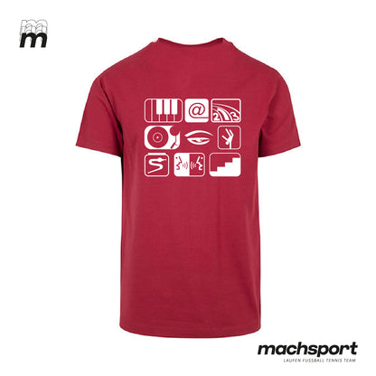 Borg Linz Shirt burgundy - LEHRER - machsport