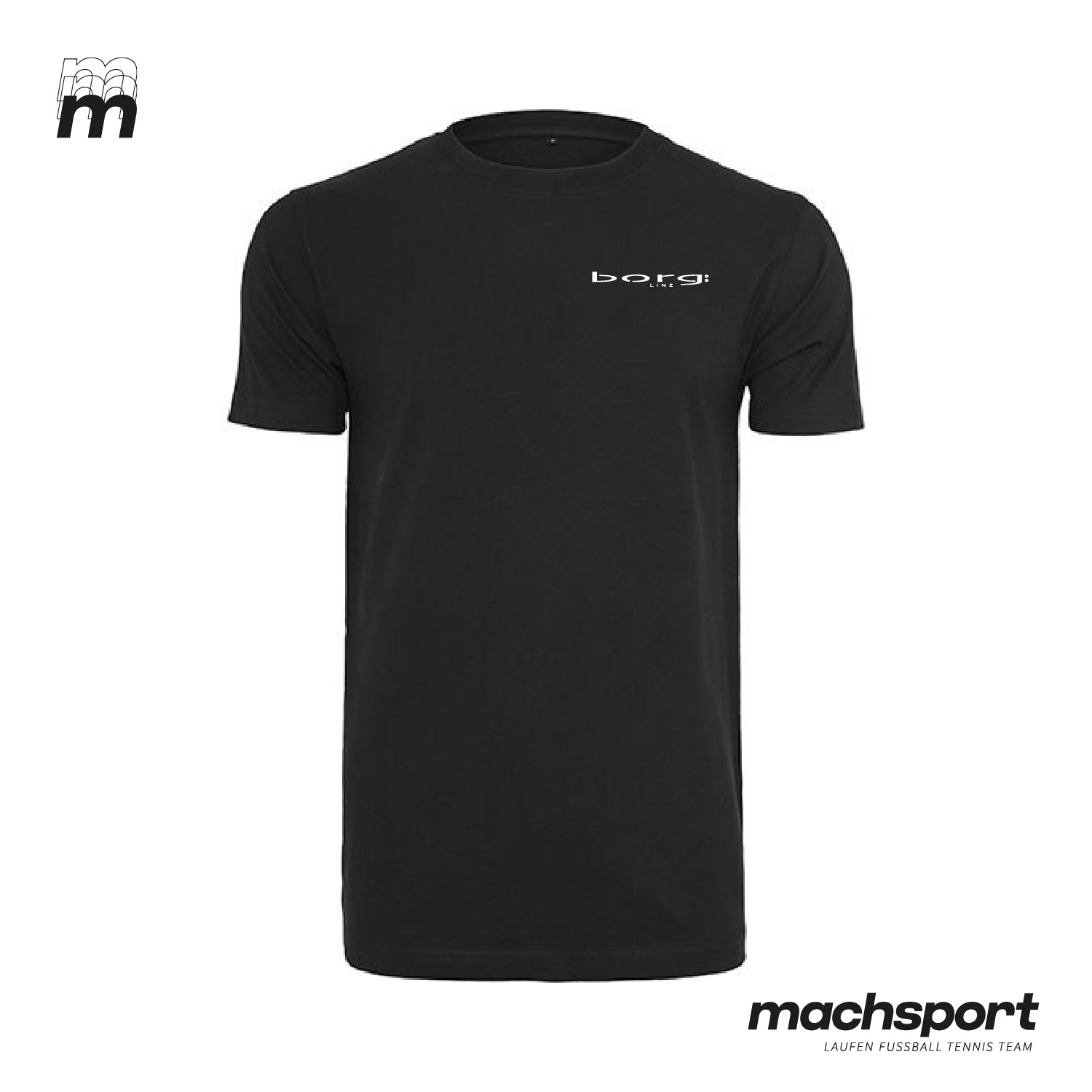 Borg Linz Shirt schwarz - ÜBERGANGSSTUFE - machsport – Bild 