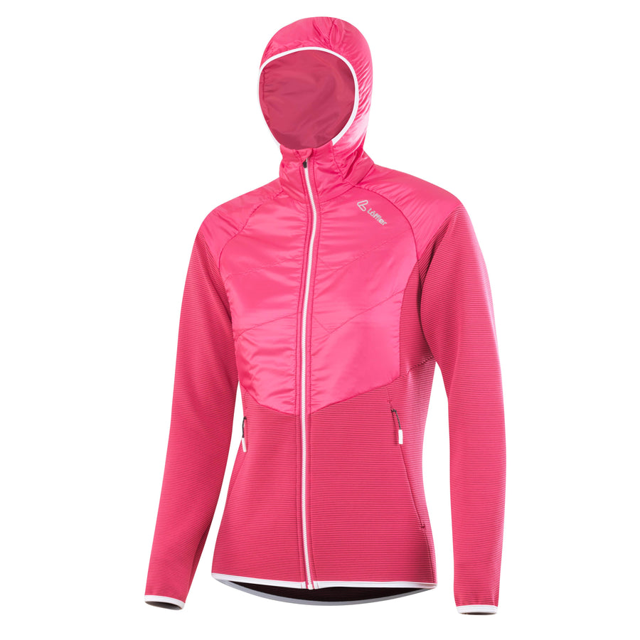LÖFFLER W Hooded Hybrid Jacket - machsport