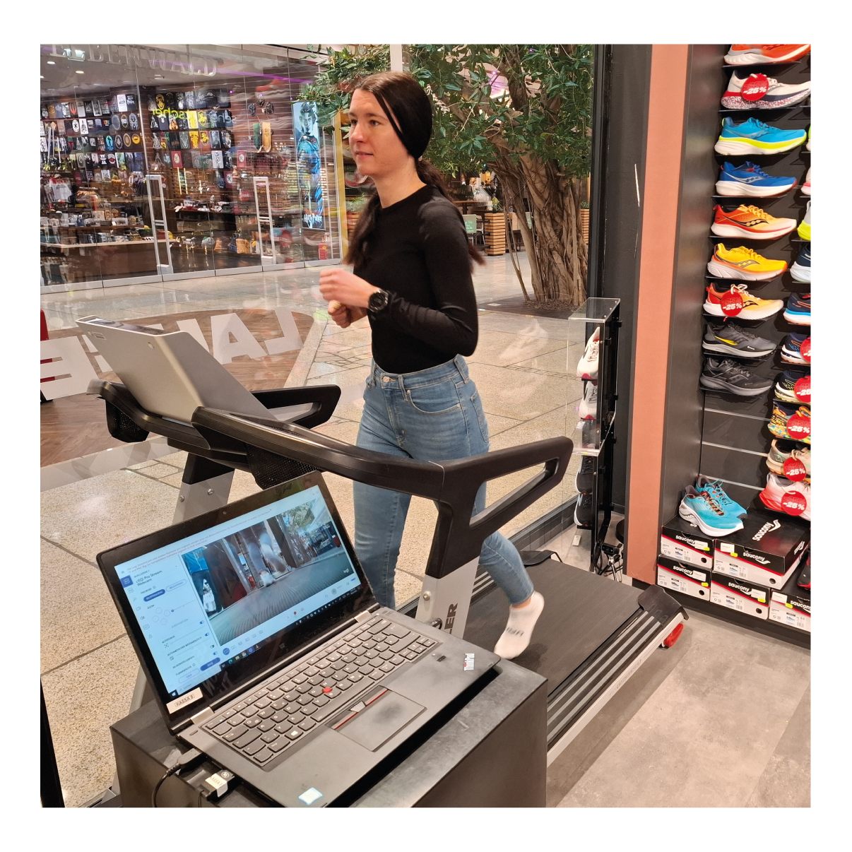 Laufstilanalyse, Plus-City Pasching - machsport