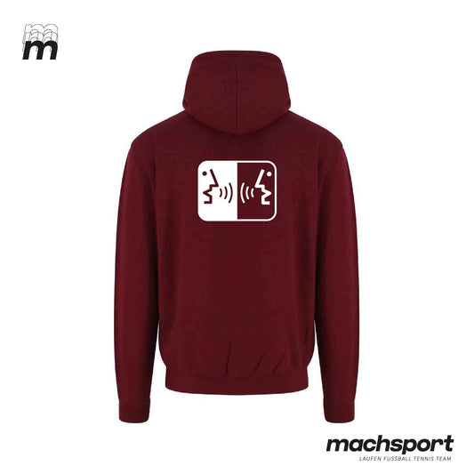 Borg Linz Hoody burgundy - KOMMUNIKATION – XS