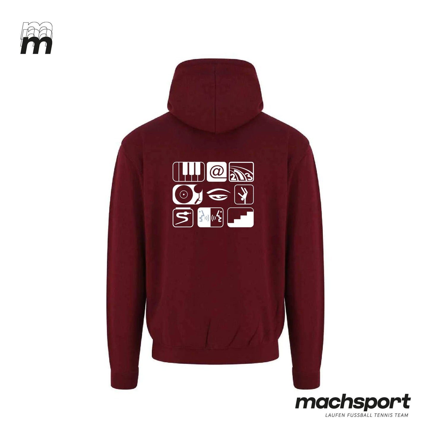 Borg Linz Hoody burgundy - LEHRER - machsport