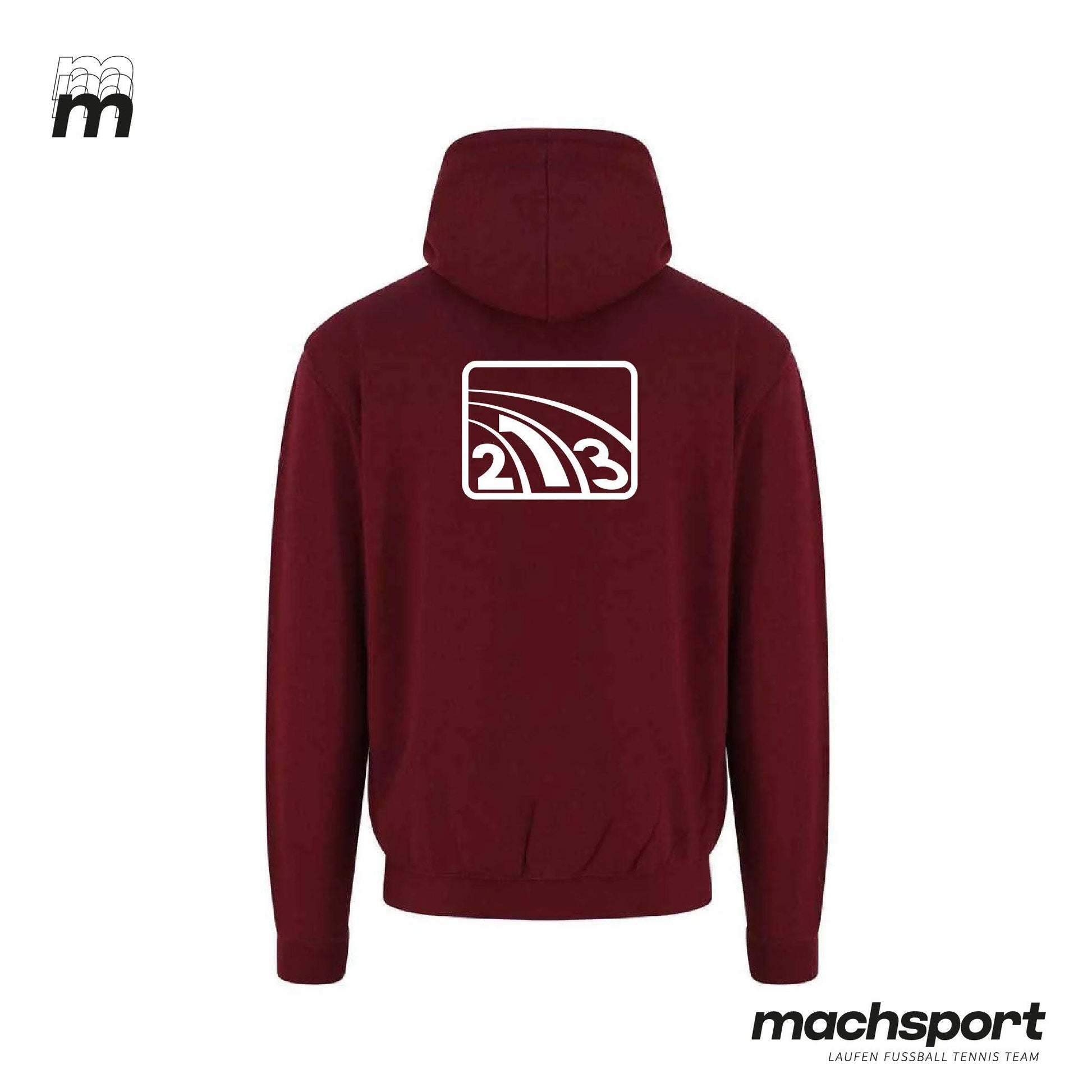 Borg Linz Hoody burgundy - LEISTUNGSSPORT - machsport – Bild 