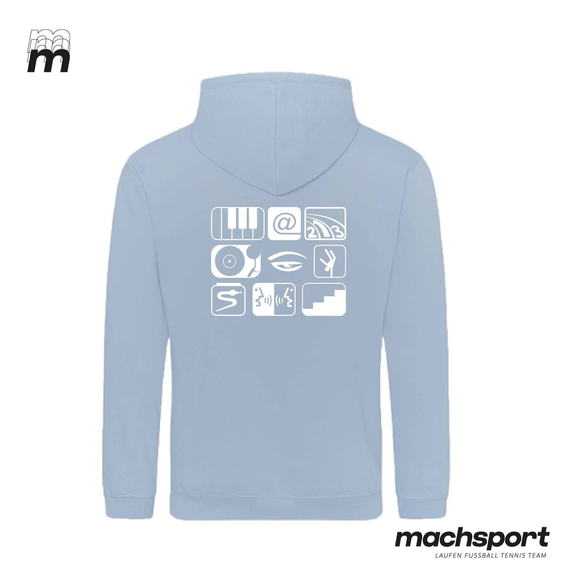 Borg Linz Hoody dusty blue - LEHRER - machsport – Bild 