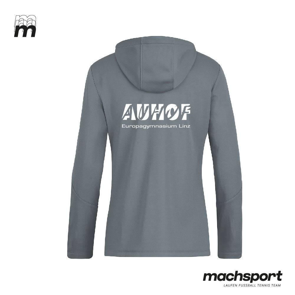 Europagymnasium Auhof Kapuzenjacke Damen grau - machsport