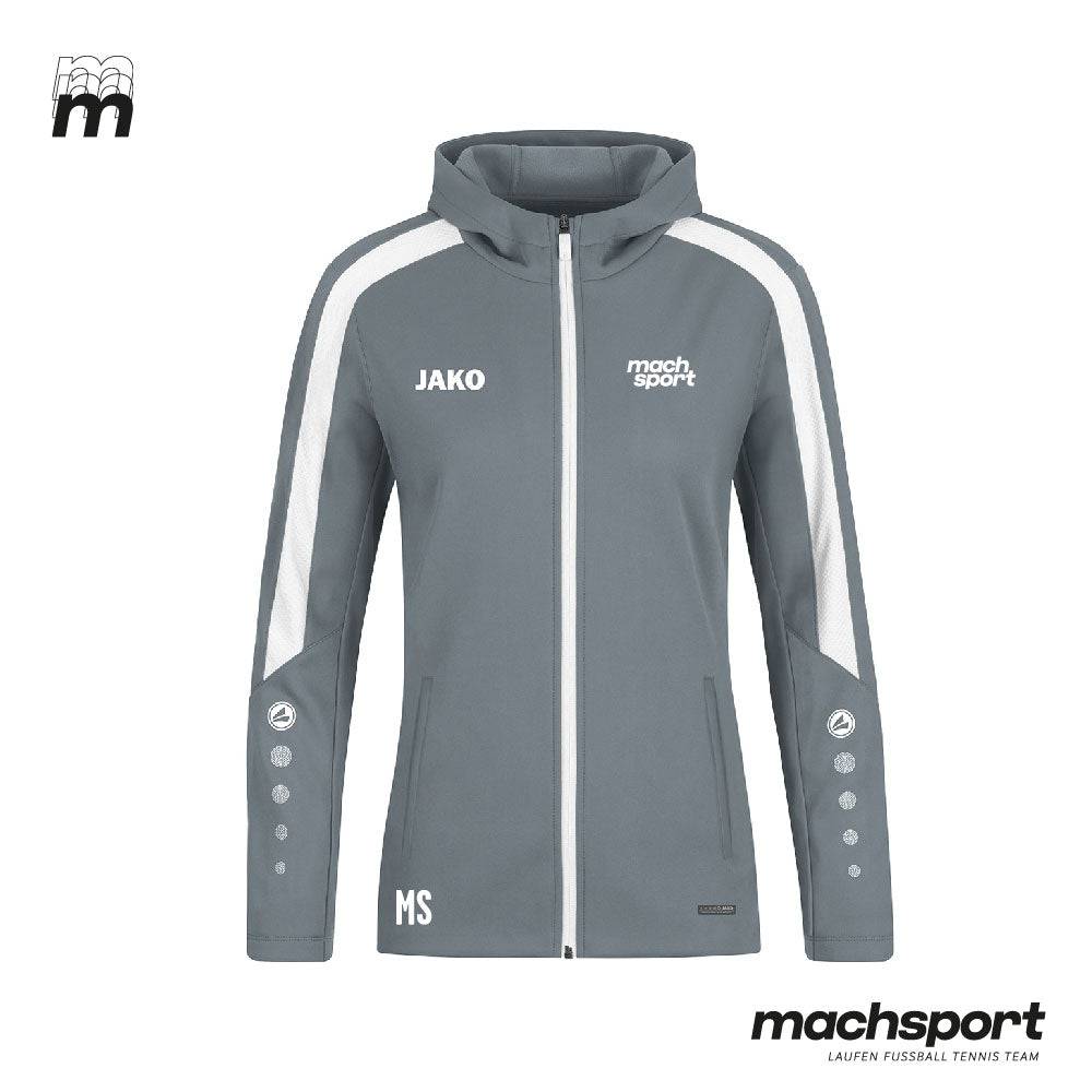 Europagymnasium Auhof Kapuzenjacke Damen grau - machsport