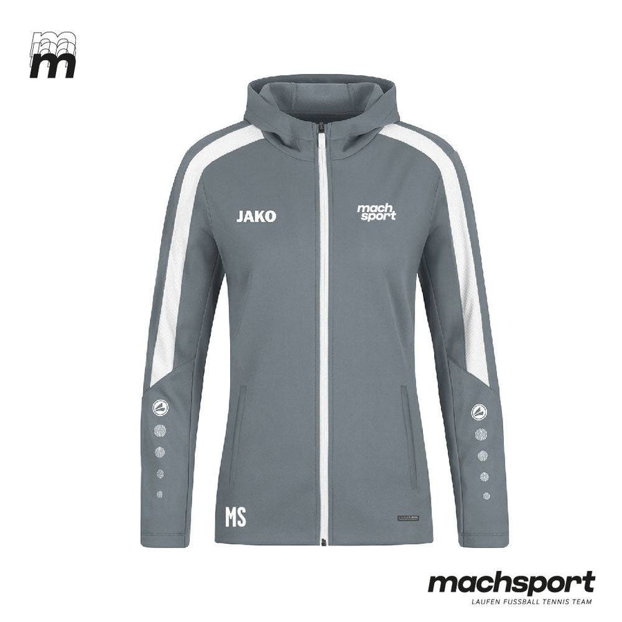 Europagymnasium Auhof Kapuzenjacke Damen grau - machsport