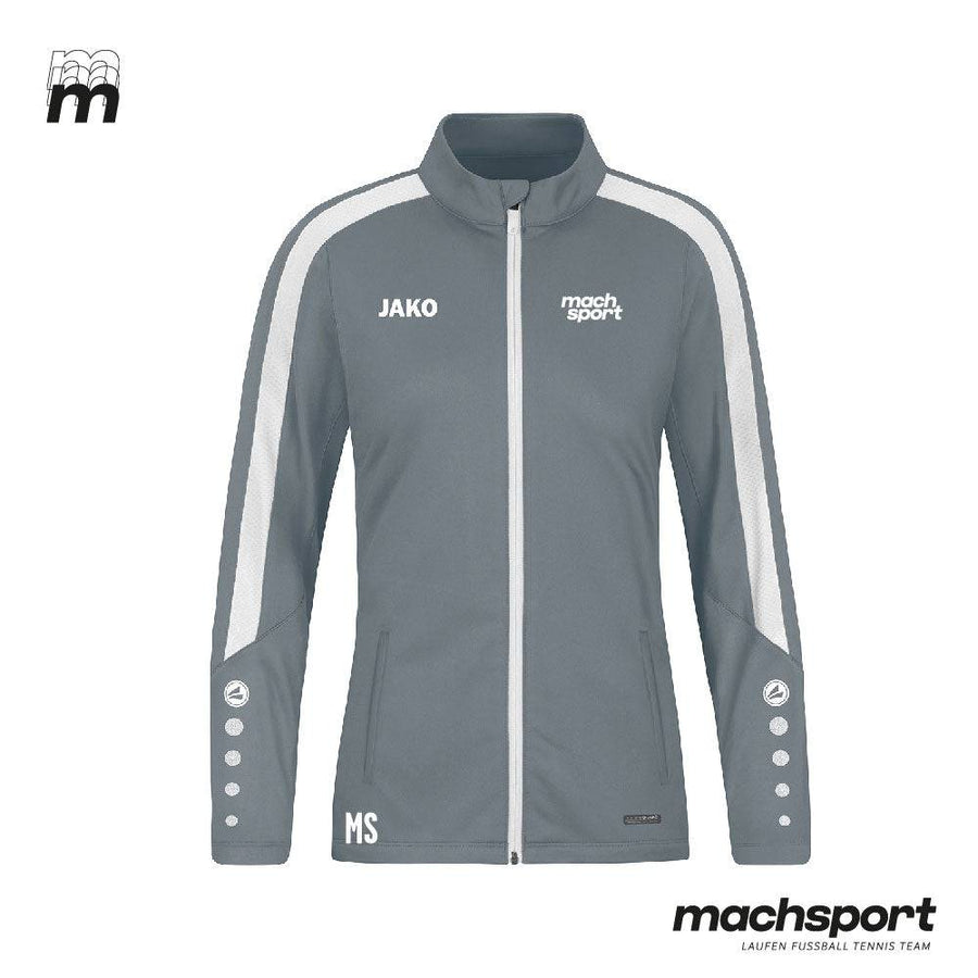 Europagymnasium Auhof Polyesterjacke Damen grau - machsport