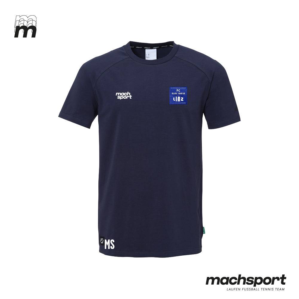 FC Blau-Weiß Linz Nachwuchs Lifestyle Shirt inkl. Premium Logo - machsport – Bild 