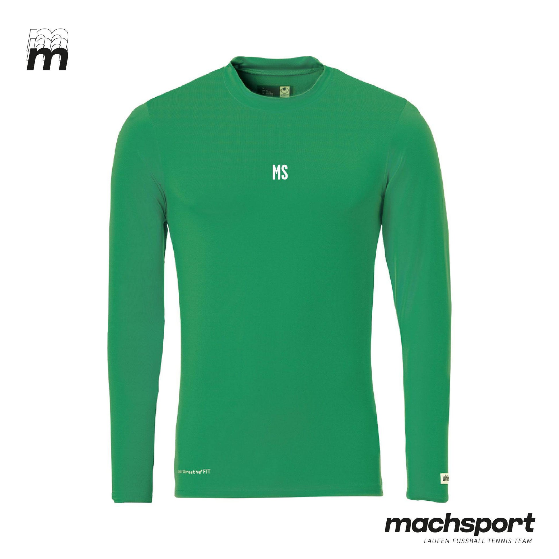 FNZ Linz Süd Unterziehshirt Grün - machsport – Bild 