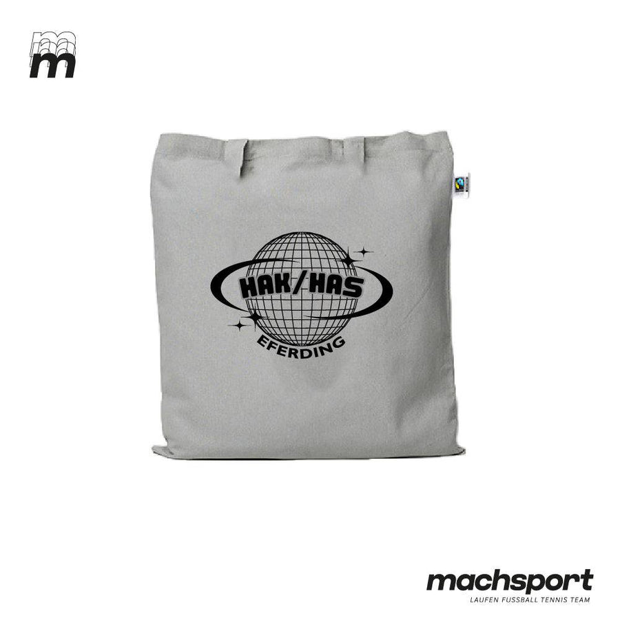 HAK | HAS Eferding Baumwolltasche grau - machsport
