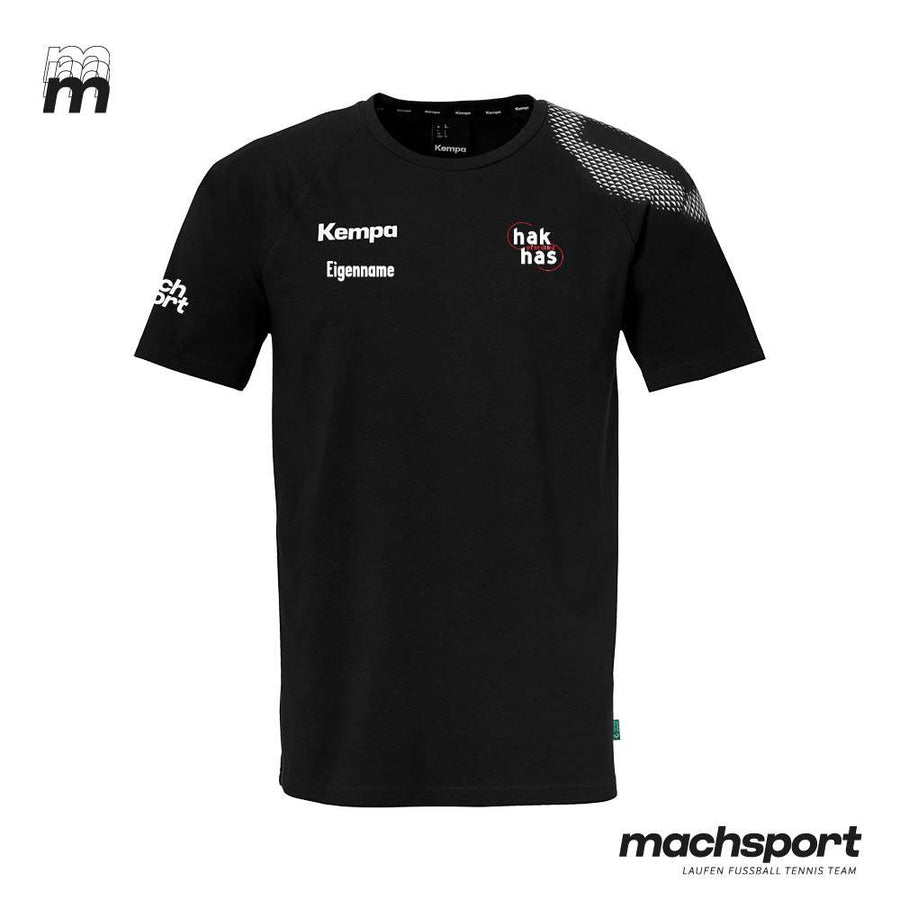 HAK | HAS Eferding Lifestyle T-Shirt schwarz - machsport