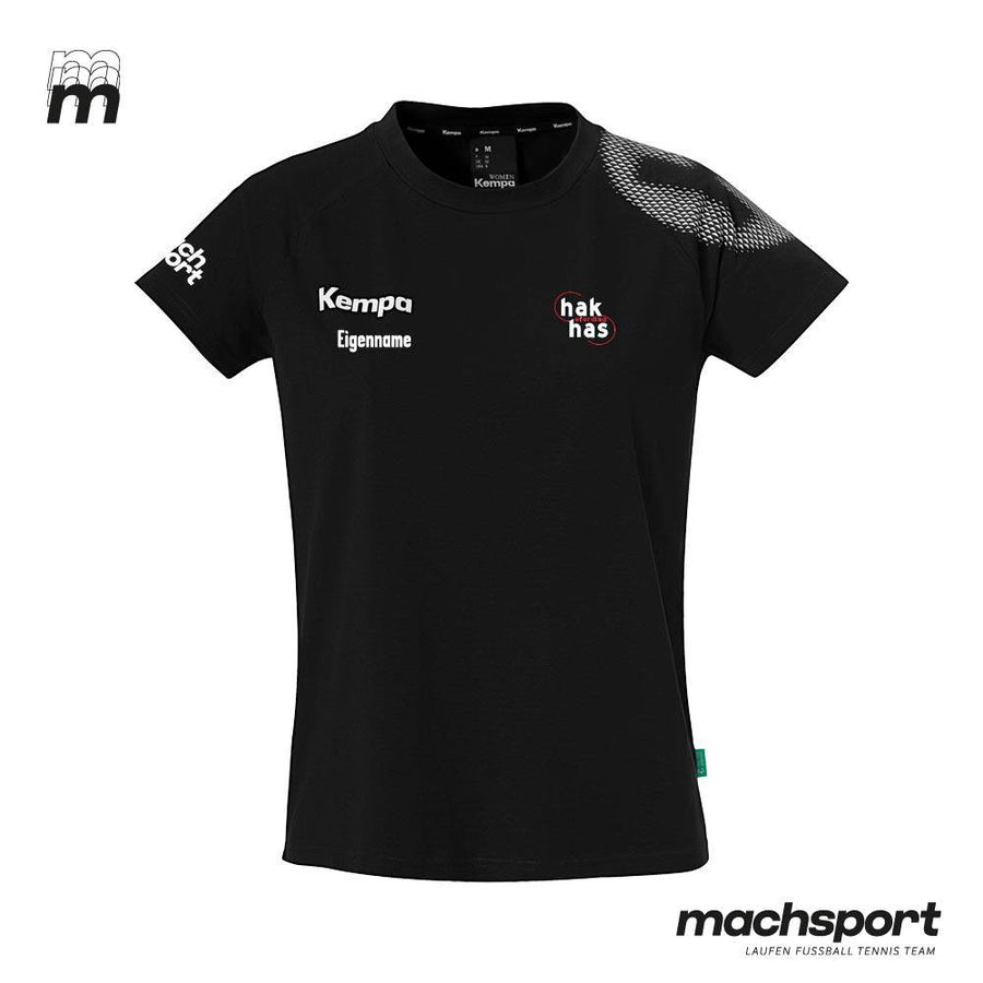HAK | HAS Eferding Lifestyle T-Shirt schwarz Damen - machsport