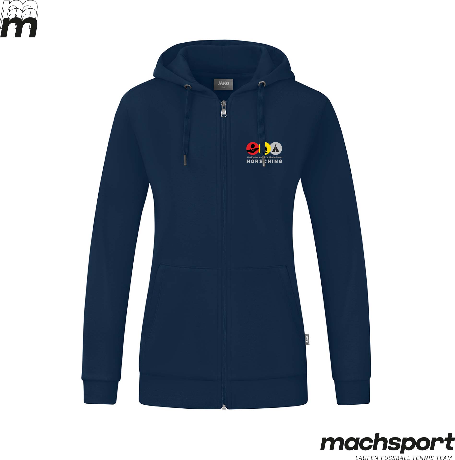 Pfadfinder Hörsching Kapuzenjacke Damen - machsport – Bild 