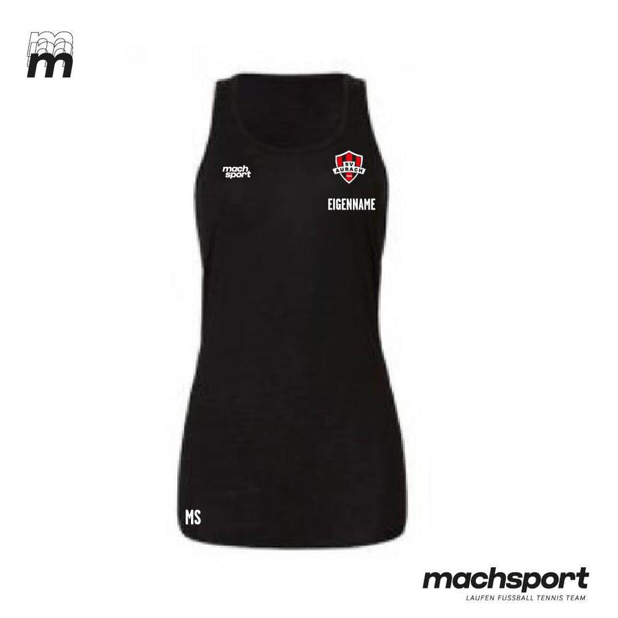 SV Aurach Turnen Tanktop Damen schwarz - machsport