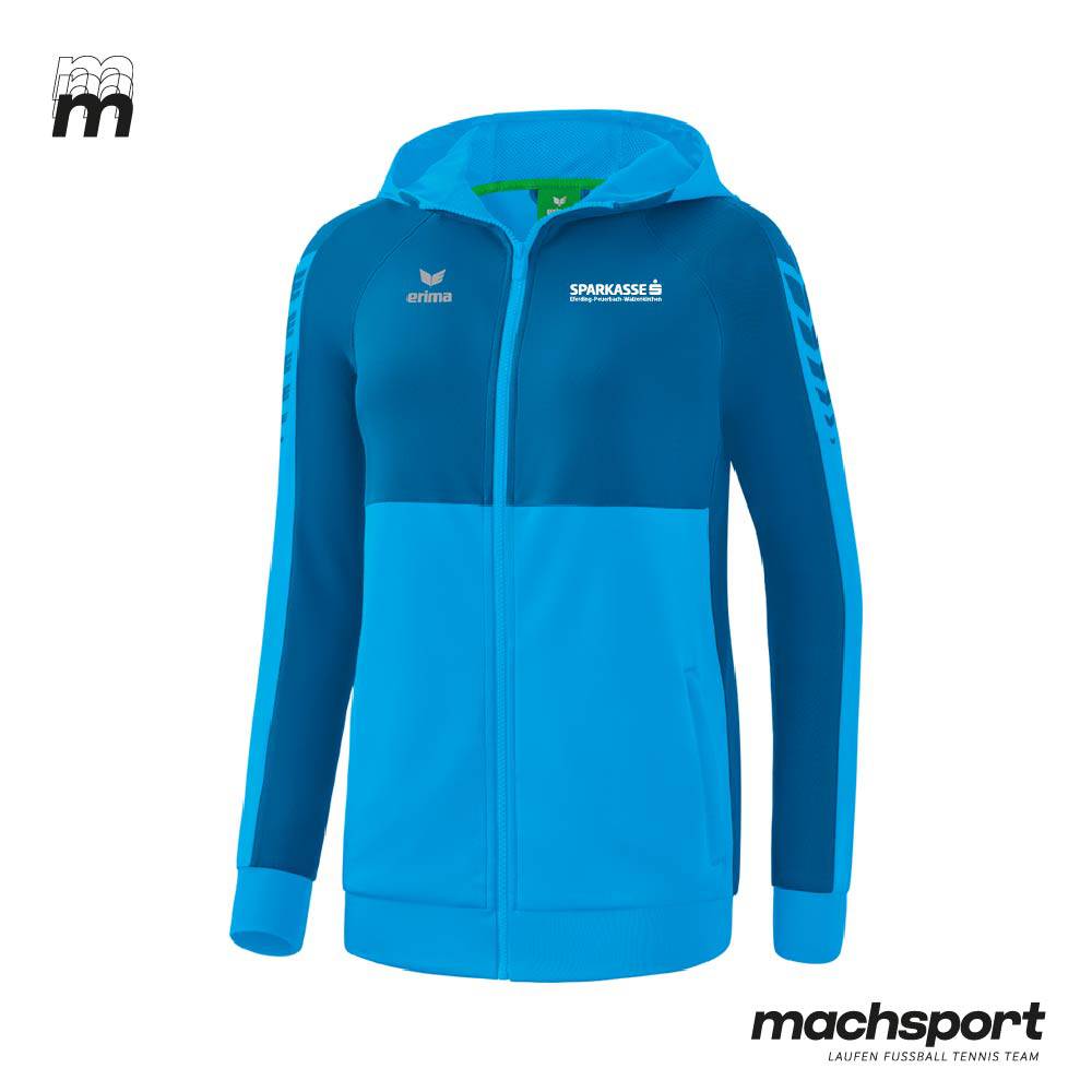 Sparkasse EPW Trainingsjacke mit Kapuze Damen - machsport – Bild 