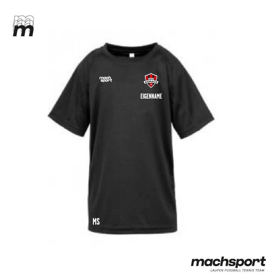 SV Aurach Turnen T-Shirt Kinder schwarz - machsport
