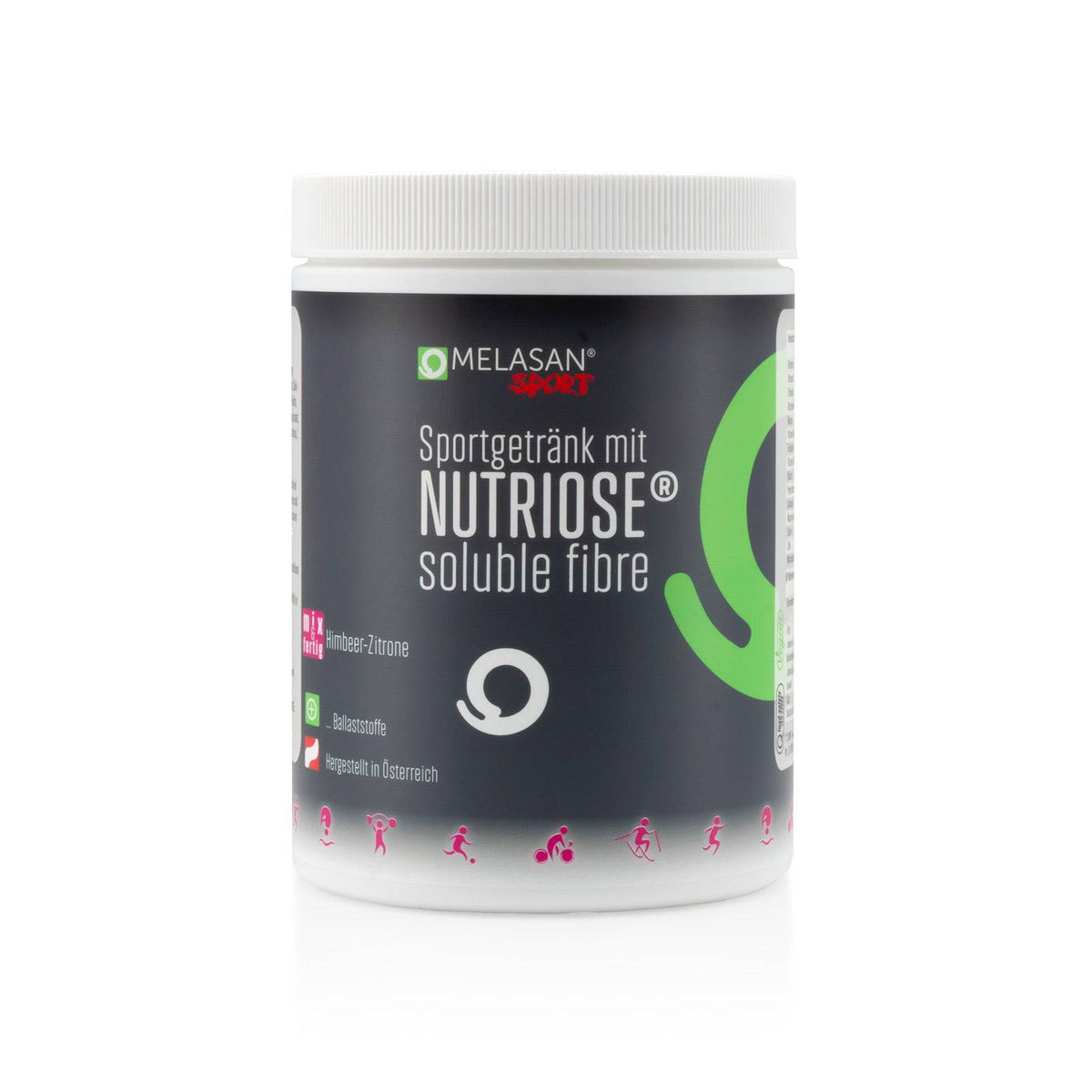 Melasan Sportgetränk Nutriose Himbeere/Zitrone - machsport