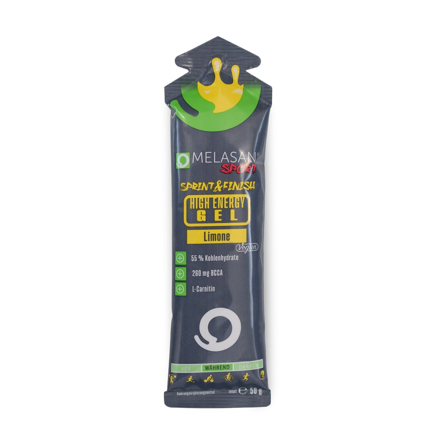 Melasan Sportgel High Energy Gel Limone 50g - machsport