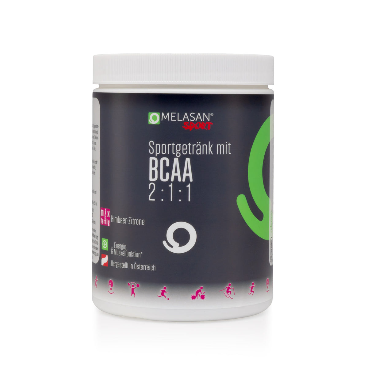 Melasan Sportgetränk BCAA Himbeere-Zitrone - machsport