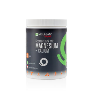 Melasan Sportgetränk Magnesium + Kalium Orange 610g - machsport